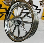 Hd 00-25 Harley 18" Revolver Front Forged 10 Spoke Custom Wheel Oem Alcoa. Fixed Price $899.95.