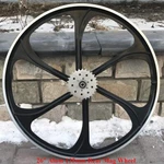 Cdhpower 26" Aluminum Rear Mag Wheel Only With Multifunctional 28T Sprocket. Fixed Price $104.89.
