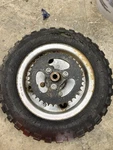 Honda Rear Wheel Hub Axle Brake Plate Sprocket Oem 1972-1979. Fixed Price $90.00.
