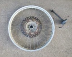 Oem 1986 Kawasaki 87 88 Front Wheel Hub (cracked Rim). Fixed Price $49.98.