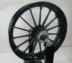 Harley-davidson Oem 09-23 Touring Front Turbine Talon Wheel Black 19X3.5. Fixed Price $470.25.