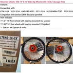 Kke 19/16'' Kid's Big Wheels Rims For Ktm Sx/gasgas MC85 21-2024 TC85 Excel. Fixed Price $699.00.