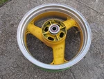Oem Kawasaki ZX-7 Ninja 1990 Rear Wheel Yellow. Fixed Price $149.99.