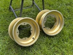 Yamaha Banshee Gold Factory Front Rims 10X6.0AT Wheels Oem. Fixed Price $249.94.