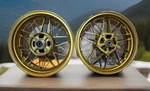 "new" Kawasaki Z900RS Genuine Oem 50TH Anniversary / Se Gold Wheels #3541. Fixed Price $2200.00.