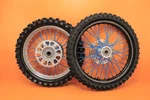 2001 00-01 CR125R Front Rear Wheel Set Hub Rim Spokes Tire Center Rotor. Fixed Price $289.99.