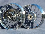 Harley Chrome Street Glide Touring Talon Wheels Rotors 09-21 Rims Exchange Prog.. Fixed Price $1395.00.