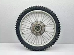 1989 Honda CR125R Front Wheel 21 Inch Hub Tire Black Rim Oem Rotor 446A5-KZ4-000. Fixed Price $104.88.
