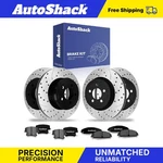 Front Rear Drilled Slotted Brake Rotors Pads For Dodge, Charger 2006-2014. Fixed Price $164.47.