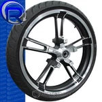Replica Enforcer Reinforcer Custom Wheel Harley Touring 21" Tire Package. Fixed Price $975.00.