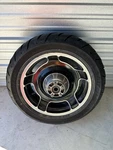 2013 Harley Touring Fltcu Electric Glide Oem Rear Wheel Rim Tire Airstrike 16". Fixed Price $189.99.