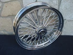16" Chrome Fat Spoke Rear Wheel For Harley Flt Touring Road King Glide 2000-07. Fixed Price $349.97.