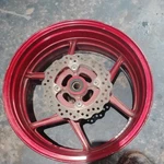 2007 2008 Kawasaki Ninja ZX6R ZX600P Rear Wheel Measured Straight 7784 Miles. Fixed Price $200.00.