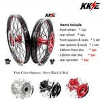 Kke Dirt Bike Wheels For Honda CR500R 96-01 CR125R 1995 Red Silver Gold Black. Fixed Price $639.00.