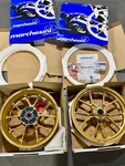 Marchesini Forged Aluminum Ducati Panigale Gold Wheels - Brand New!. Fixed Price $2000.00.