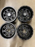 Sedona Wheels Raceline Badlands Atv Utv 4/115 Arctic Cat 12X7. Fixed Price $399.00.