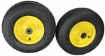 2 New 13X5.00-6 R/m Rib Tires & Front Wheel Fits John Deere Zero Turn J-10. Fixed Price $267.30.
