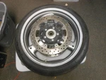 Triumph 17X3.5" Front Wheel Rim & Discs 02-05 Daytona 600 650 T2000255 T2021020. Fixed Price $149.99.