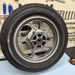 1994-2006 Kawasaki Concours ZG1000 Silver Cast Rear Wheel Rim & Tire. Fixed Price $89.99.