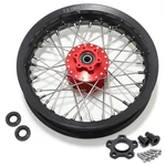 Tarazon Spoked Rear Wheel 12"X2.15" Rim Red Hub For Beta Explorer Apollo Rfn. Fixed Price $320.26.