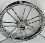 Harley Front Wheel Cvo Road Glide Knockout 21X3.5 Chrome 2019 -26 Rim Exchange. Fixed Price $950.00.