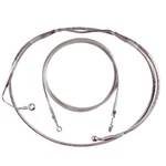 Stainless Cable & Brake Line Bcs Kit 12" Apes 2016 Up Harley Touring W/abs. Fixed Price $243.58.