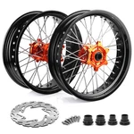 17X3.5/5.0 Supermoto Wheel Set For Beta Race Edition Rr-s Xtrainer 20-23. Fixed Price $550.00.