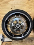 Take-off Harley Davidson Enforcer Wheel, Rotors &tire Baggers ENF2-2935-19-1. Fixed Price $489.00.