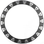 Sedona Split 6 14" Beadlock Black SBL-14B-A72-RING-18. Fixed Price $44.99.