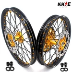 Kke 21/18 Wheels Rims For Suzuki DRZ400E DRZ400S Disc Gold Hubs Off Road. Fixed Price $696.57.
