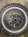 84 Honda CR-125R Rear Wheel , 42601-KA3-730ZA. Fixed Price $149.00.