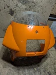Yamaha Front Nose Fairing With Windshield Cracks. Fixed Price $350.99.