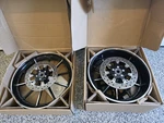 2017 Oem Harley Breakout Softail Fxsb Front/rear 10 Spoke Mag Wheels 21, 18. Fixed Price $1299.99.