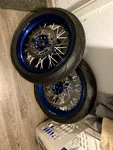 New Warp 9 Elite Supermoto Wheels For 2021 WR450F. Fixed Price $1600.00.