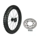 Front 70/100-19" Inch Wheel Rim Tire Rotor Assembly Pit Pro Bike Trail Racing. Fixed Price $131.11.