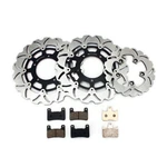 Front Rear Brake Rotors Pads For Suzuki (2005 2006). Fixed Price $179.89.