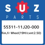 55311-11J20-000 Suzuki Rim,fr WHEEL(19M/CXMT2.50) 5531111J20000, New Genuine Oem. Fixed Price $1033.68.