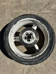01-05 Suzuki Gsxr 600 750 Rear Wheel Rim Straight Tire. Fixed Price $110.00.