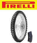 Pirelli Scorpion 90/100-21 MX32 Mid-soft Front Tire +tube Suzuki RM250 400 450. Fixed Price $97.97.