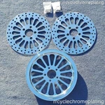 Dna Super Spoke 70TH 1-1/8 Rear Pulley & 2 Rotors Softail Heritage Deluxe Harley. Fixed Price $399.00.