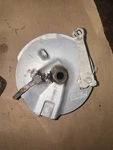 73 Suzuki TS-125, TC-125 19IN Front Wheel Brake Plate. Fixed Price $25.00.