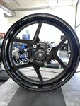 07-08 Kawasaki Ninja ZX6R ZX-6R Rear Wheel Rim Straight. Fixed Price $145.00.