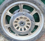 1981 Yamaha XS1100 Midnight Special - Front Wheel With Brake Rotors. Fixed Price $149.99.