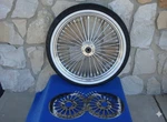 21X3.5 Mammoth Fat Spoke Wheel 120/70-21 Www Tire Kit Harley Touring 2000-07. Fixed Price $799.00.