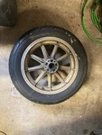 Harley Davidson Sturges Tire Rim. Fixed Price $200.00.