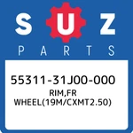 55311-31J00-000 Suzuki Rim,fr WHEEL(19M/CXMT2.50) 5531131J00000, New Genuine Oem. Fixed Price $820.10.