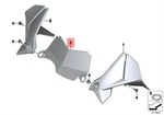 New Bmw Genuine K50 K51 0A11 0A21 0A31 Cockpit Fairing Middle 46638527716. Fixed Price $45.47.