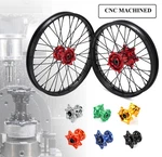 For Honda 21/18 Spoked Cnc Wheel Set CRF250R 04-13 CRF450R 02-12 CRF450X CRF250X. Fixed Price $380.00.