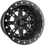 Hiper 14" Beadlock Wheel Sidewinder 14X10 4/110 Offset 5+5 -1410-YDRBK-55-SBL-BK. Fixed Price $249.95.