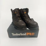 Mens Timberland Pit Boss Premium Leather Waterproof Steel Toe Boot Size 12. Fixed Price $95.99.